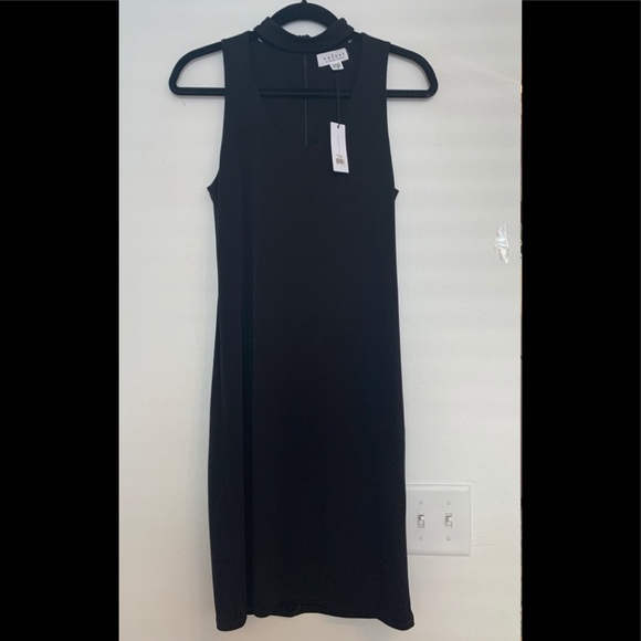 Velvet Graham & Spencer black neck strap dress S - Picture 3 of 10